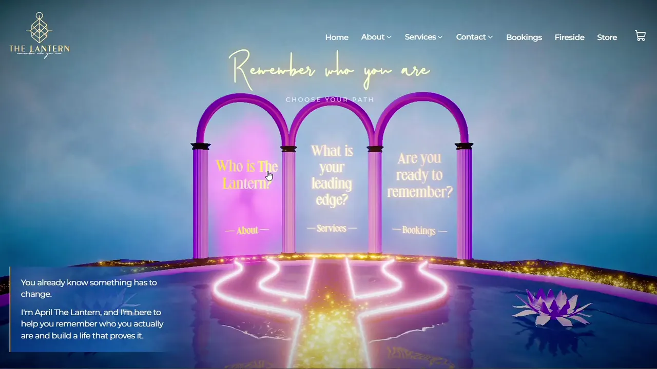 Still frame from April Rucker