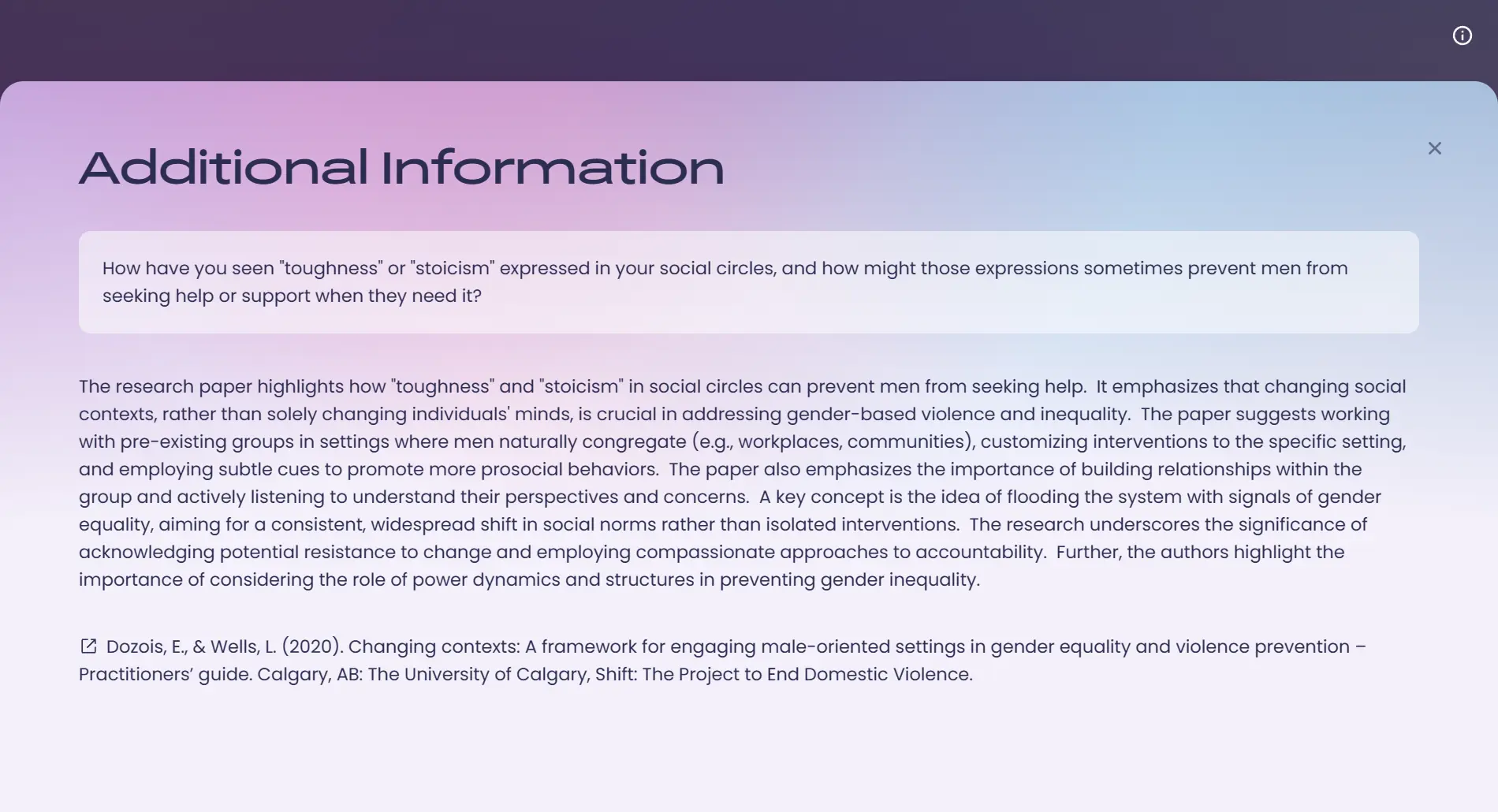 AI Generated Additional Information