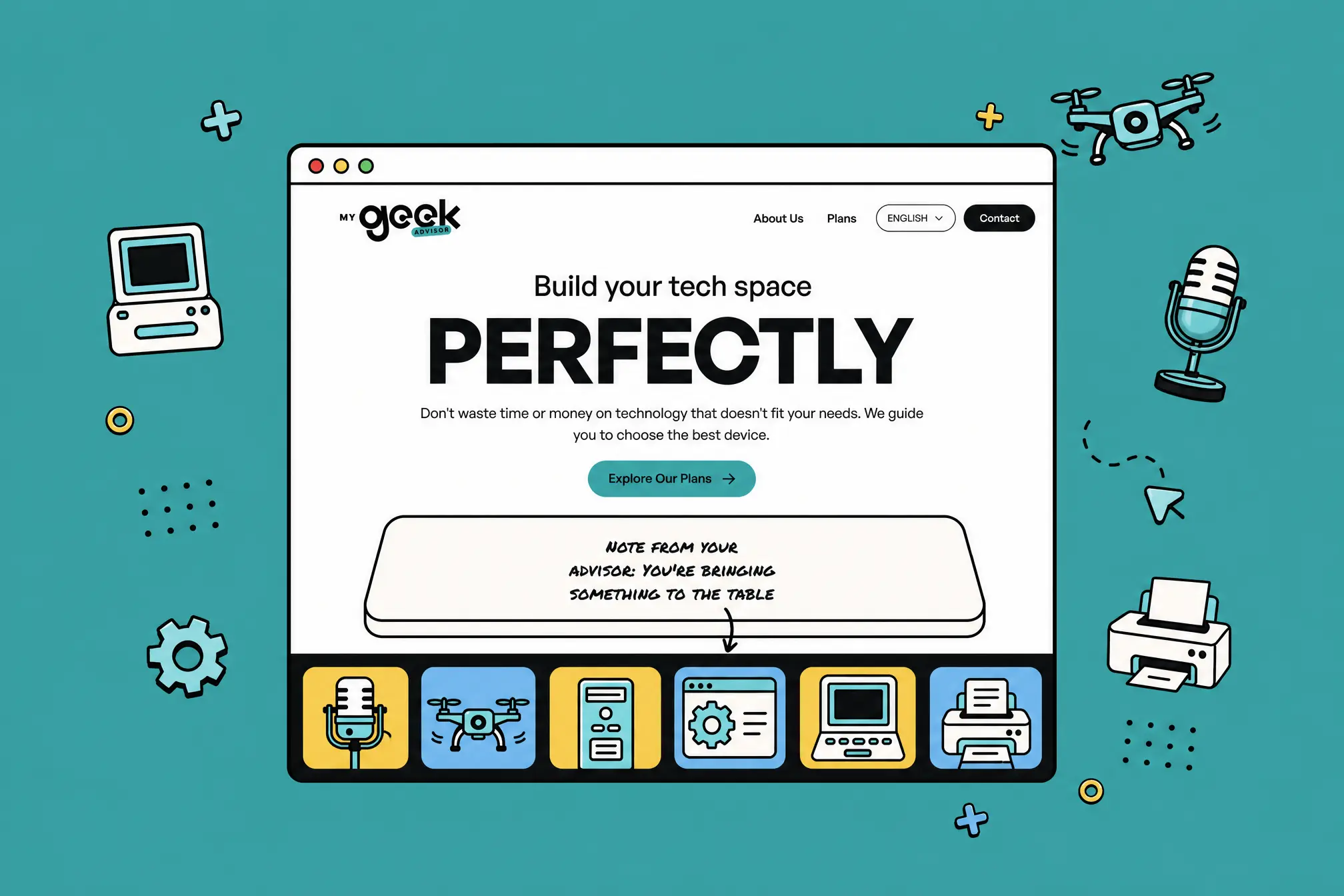 My Geek Advisor — web design and development project by David Langarica